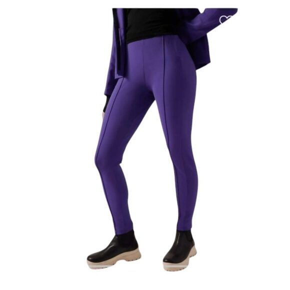 NEW ATHLETA Glacier Snow Skinny Pant II 2 | Purple Ski Pants #985570 NEW - Picture 1 of 10